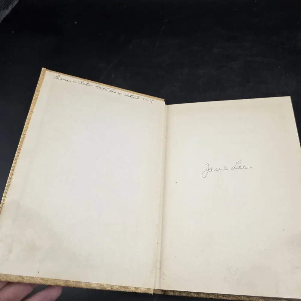 The Heart Speaks Plain Jane Lee 1949 Signed Hardcover Letters of Life Experience